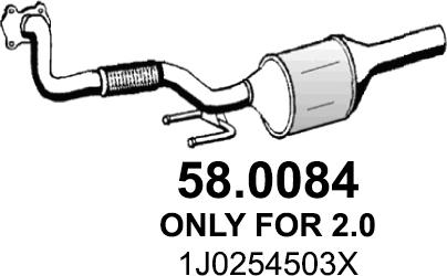 ASSO 58.0084 - Catalizator aaoparts.ro
