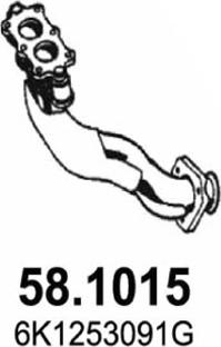 ASSO 58.1015 - Racord evacuare aaoparts.ro