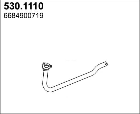 ASSO 530.1110 - Racord evacuare aaoparts.ro