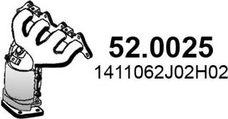 ASSO 52.0025 - Catalizator aaoparts.ro
