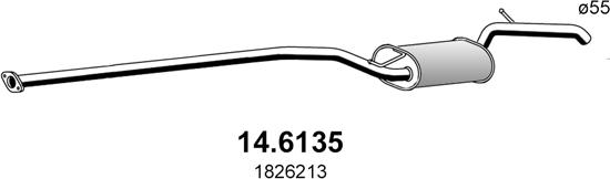 ASSO 14.6135 - Toba esapamet intermediara aaoparts.ro