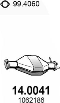 ASSO 14.0041 - Catalizator aaoparts.ro