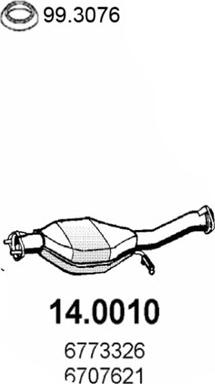 ASSO 14.0010 - Catalizator aaoparts.ro
