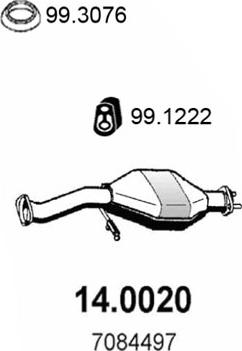 ASSO 14.0020 - Catalizator aaoparts.ro