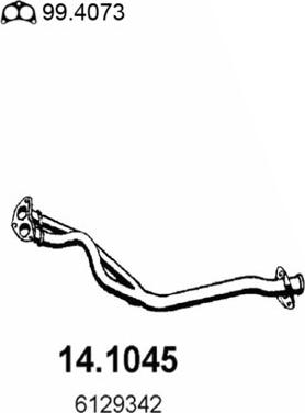 ASSO 14.1045 - Racord evacuare aaoparts.ro