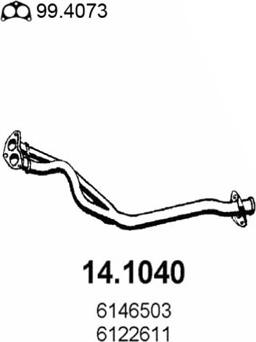 ASSO 14.1040 - Racord evacuare aaoparts.ro