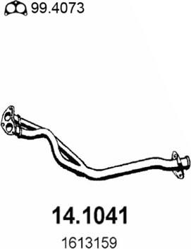 ASSO 14.1041 - Racord evacuare aaoparts.ro