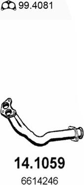 ASSO 14.1059 - Racord evacuare aaoparts.ro