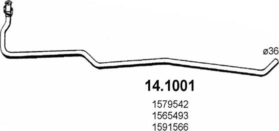 ASSO 14.1001 - Racord evacuare aaoparts.ro