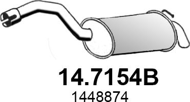ASSO 14.7154B - Toba esapament finala aaoparts.ro