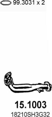 ASSO 15.1003 - Racord evacuare aaoparts.ro