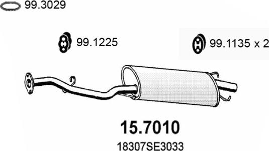 ASSO 15.7010 - Toba esapament finala aaoparts.ro
