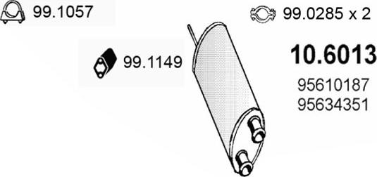 ASSO 10.6013 - Toba esapamet intermediara aaoparts.ro