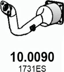 ASSO 10.0090 - Catalizator aaoparts.ro