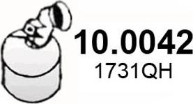 ASSO 10.0042 - Catalizator aaoparts.ro