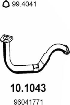 ASSO 10.1043 - Racord evacuare aaoparts.ro