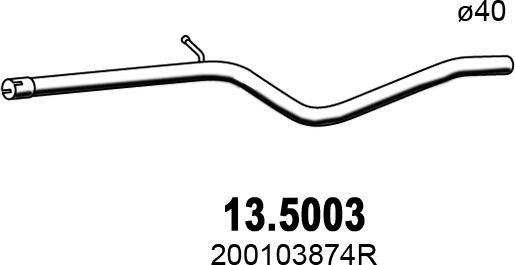 ASSO 13.5003 - Racord evacuare aaoparts.ro