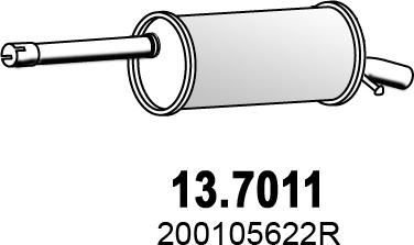 ASSO 13.7011 - Toba esapament finala aaoparts.ro