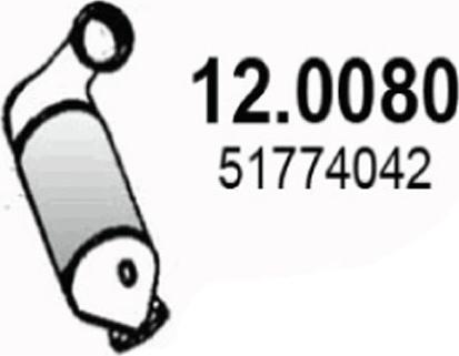ASSO 12.0080 - Catalizator aaoparts.ro
