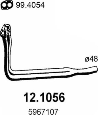 ASSO 12.1056 - Racord evacuare aaoparts.ro
