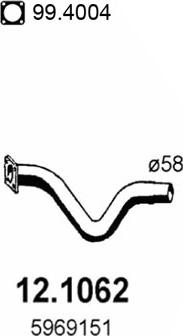 ASSO 12.1062 - Racord evacuare aaoparts.ro