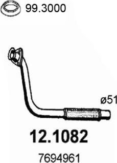 ASSO 12.1082 - Racord evacuare aaoparts.ro