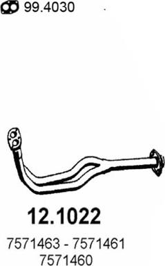 ASSO 12.1022 - Racord evacuare aaoparts.ro