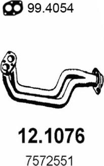 ASSO 12.1076 - Racord evacuare aaoparts.ro