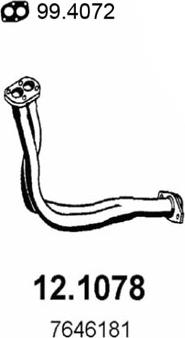 ASSO 12.1078 - Racord evacuare aaoparts.ro