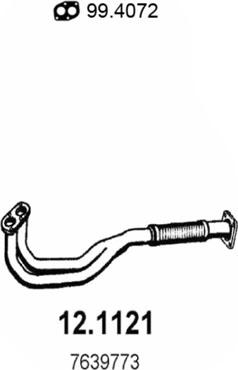 ASSO 12.1121 - Racord evacuare aaoparts.ro