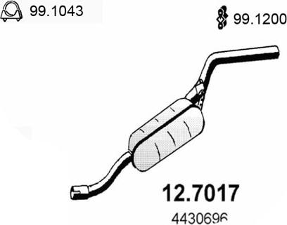 ASSO 12.7017 - Toba esapament finala aaoparts.ro
