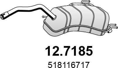 ASSO 12.7185 - Toba esapament finala aaoparts.ro
