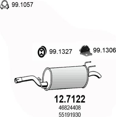 ASSO 12.7122 - Toba esapament finala aaoparts.ro