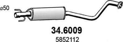 ASSO 34.6009 - Toba esapamet intermediara aaoparts.ro