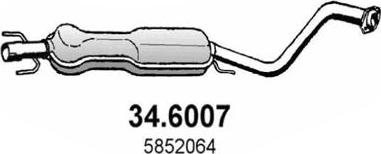 ASSO 34.6007 - Toba esapamet intermediara aaoparts.ro