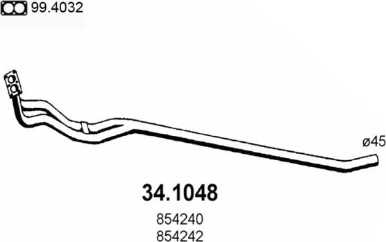 ASSO 34.1048 - Racord evacuare aaoparts.ro