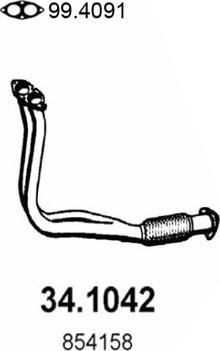 ASSO 34.1042 - Racord evacuare aaoparts.ro