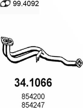 ASSO 34.1066 - Racord evacuare aaoparts.ro