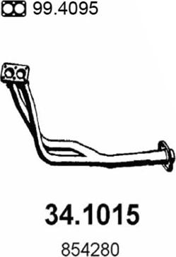 ASSO 34.1015 - Racord evacuare aaoparts.ro