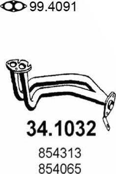 ASSO 34.1032 - Racord evacuare aaoparts.ro
