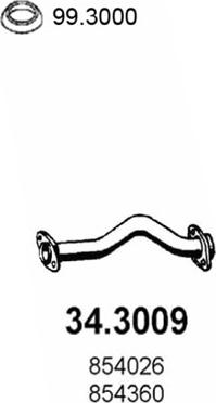 ASSO 34.3009 - Racord evacuare aaoparts.ro