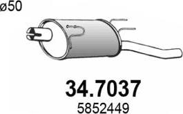 ASSO 34.7037 - Toba esapament finala aaoparts.ro