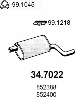ASSO 34.7022 - Toba esapament finala aaoparts.ro