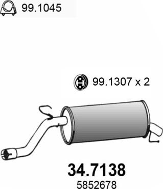 ASSO 34.7138 - Toba esapament finala aaoparts.ro