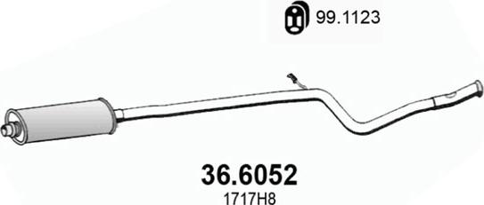 ASSO 36.6052 - Toba esapamet intermediara aaoparts.ro