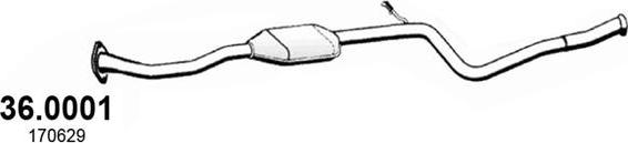 ASSO 36.0001 - Catalizator aaoparts.ro