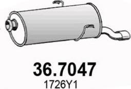 ASSO 36.7047 - Toba esapament finala aaoparts.ro