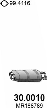 ASSO 30.0010 - Catalizator aaoparts.ro