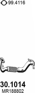 ASSO 30.1014 - Racord evacuare aaoparts.ro