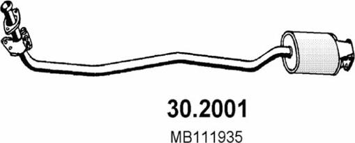 ASSO 30.2001 - Toba esapament primara aaoparts.ro